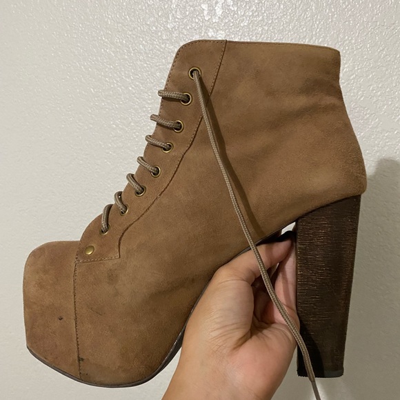 JEFFREY CAMPBELL LITA TAUPE 9.5 - Picture 9 of 11